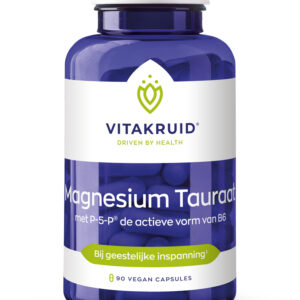 Magnesium Tauraat met P-5-P 90 vegan capsules - Vitakruid