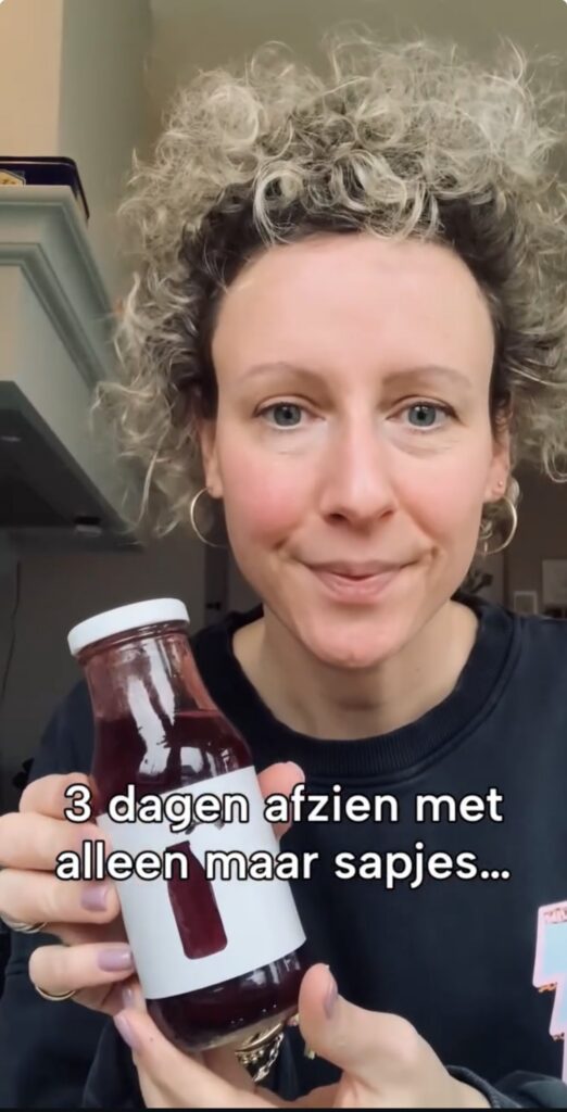 3 dagen afzien met alleen maar sapjes