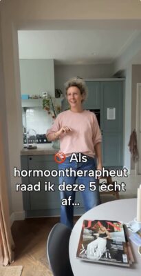 Als hormoontherapeut raad ik deze 5 echt af.
